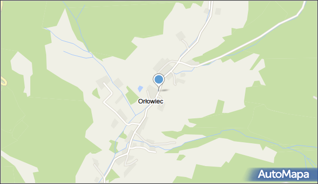 Orłowiec, Orłowiec, mapa Orłowiec