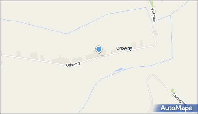 Orłowiny, Orłowiny, mapa Orłowiny