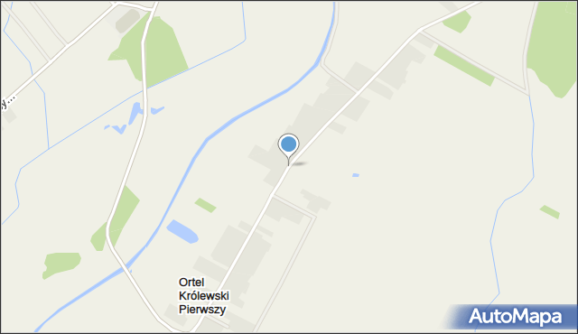 Ortel Królewski Pierwszy, Ortel Królewski Pierwszy, mapa Ortel Królewski Pierwszy