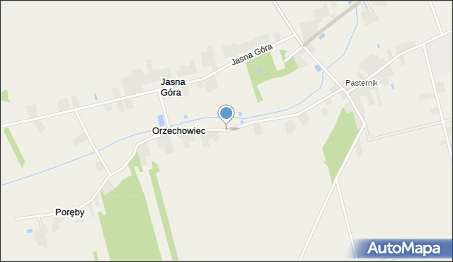 Orzechowiec, Orzechowiec, mapa Orzechowiec