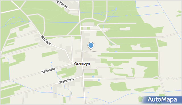 Orzeszyn, Orzeszyn, mapa Orzeszyn