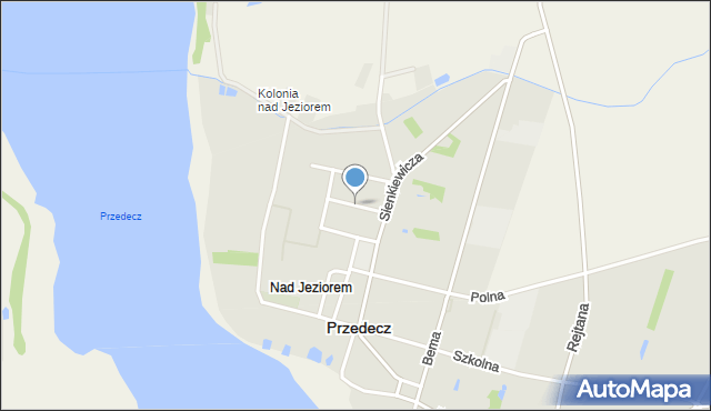 Przedecz, Ornastowskiego Józefa, ks., mapa Przedecz