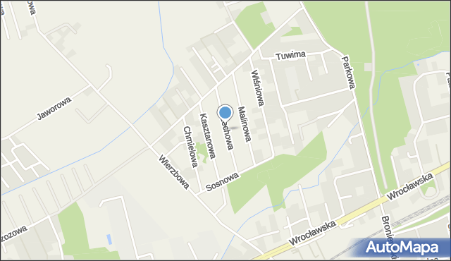 Szczodre, Orzechowa, mapa Szczodre