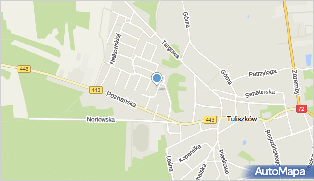 Tuliszków, Orzeszkowej Elizy, mapa Tuliszków