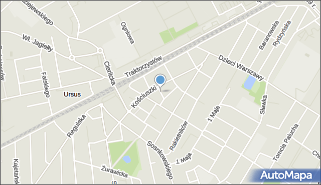 Warszawa, Orderu Uśmiechu, mapa Warszawy