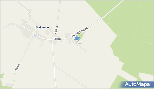 Białowice, Osiedlowa, mapa Białowice