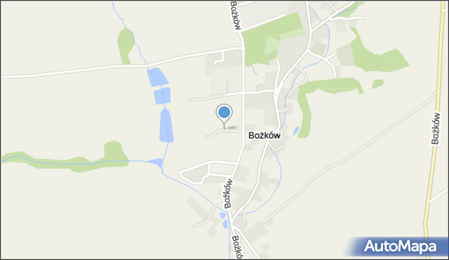 Bożków, Osiedle Porzeczkowe, mapa Bożków