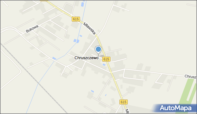 Chruszczewo, Osiedlowa, mapa Chruszczewo