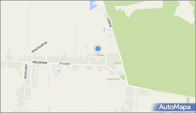 Czastary, Osiedle Porąbki, mapa Czastary