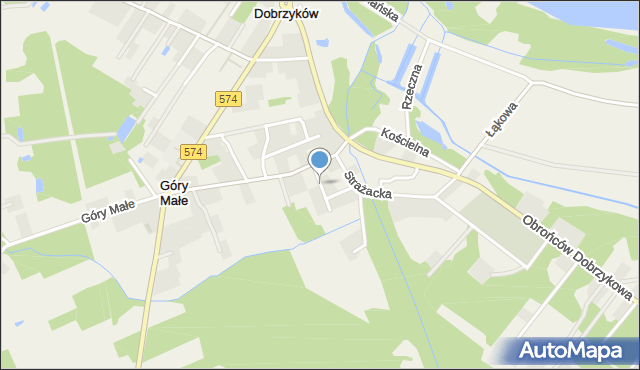 Dobrzyków, Osiedlowa, mapa Dobrzyków