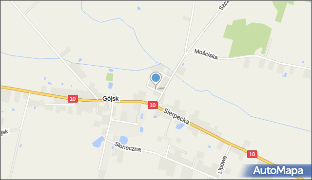 Gójsk, Osiedlowa, mapa Gójsk