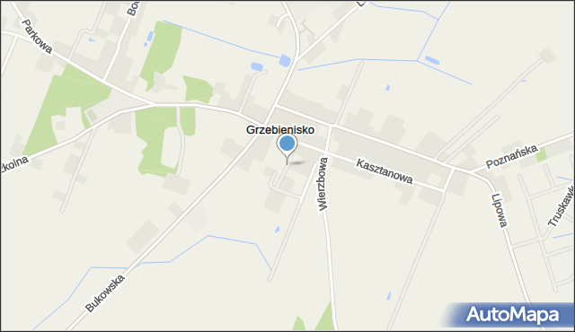 Grzebienisko, Osiedle, mapa Grzebienisko