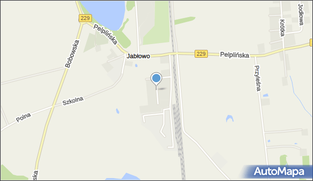 Jabłowo, Osiedlowa, mapa Jabłowo