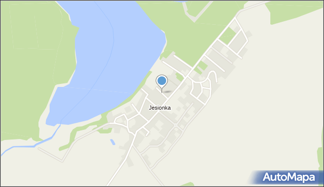 Jesiona gmina Kolsko, Osiedle Letnie, mapa Jesiona gmina Kolsko