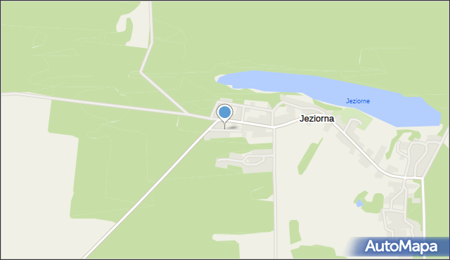 Jeziorna gmina Nowa Sól, Osiedle Świerkowe, mapa Jeziorna gmina Nowa Sól