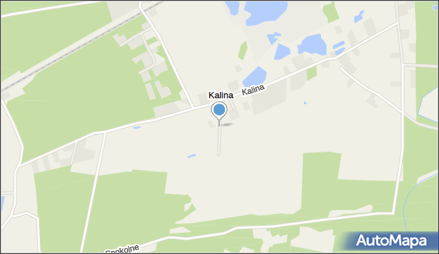 Kalina gmina Gniezno, Osiedle Miodowe, mapa Kalina gmina Gniezno