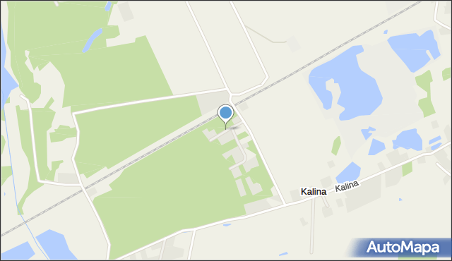 Kalina gmina Gniezno, Osiedle Słoneczne, mapa Kalina gmina Gniezno