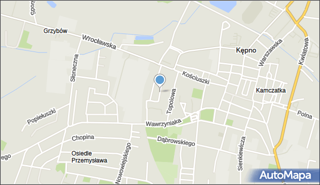 Kępno, Osiedle 700-lecia, mapa Kępno