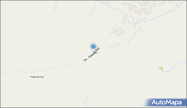 Krauszów, Osiedle Hawierka, mapa Krauszów