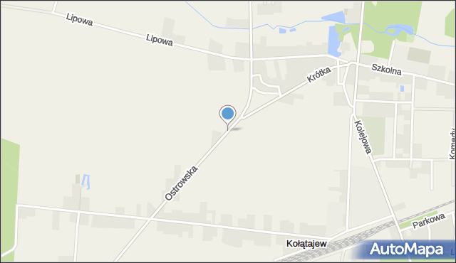 Lewków, Ostrowska, mapa Lewków