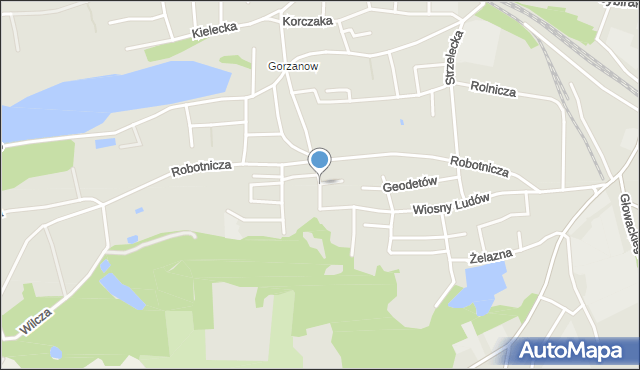 Lubsko, Osiedle Łużyckie, mapa Lubsko