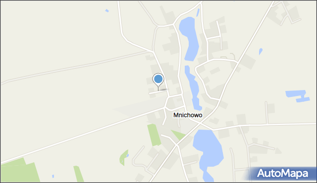 Mnichowo gmina Gniezno, Osiedle Malwowe, mapa Mnichowo gmina Gniezno