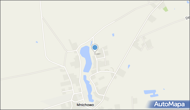 Mnichowo gmina Gniezno, Osiedle Miodowe, mapa Mnichowo gmina Gniezno