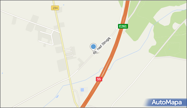 Modliszewo, Osiedle nad Strugą, mapa Modliszewo