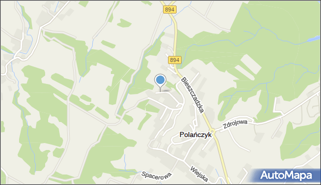 Myczków, Osiedle na Górce, mapa Myczków