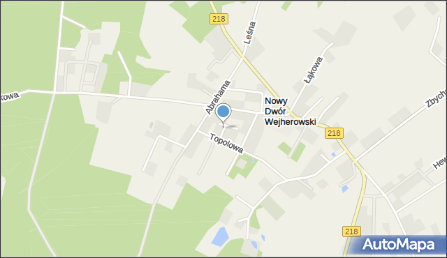 Nowy Dwór Wejherowski, Osiedlowa, mapa Nowy Dwór Wejherowski
