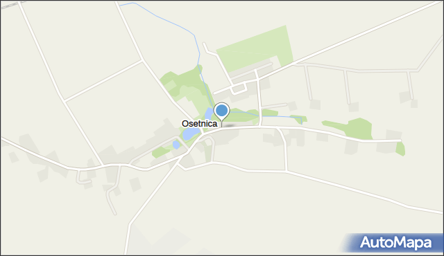 Osetnica, Osetnica, mapa Osetnica