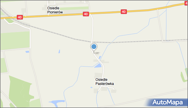 Osiedle Pasterówka, Osiedle Pasterówka, mapa Osiedle Pasterówka