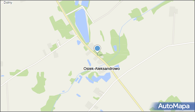 Osiek-Aleksandrowo, Osiek-Aleksandrowo, mapa Osiek-Aleksandrowo