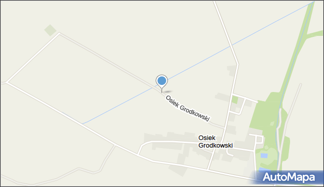 Osiek Grodkowski, Osiek Grodkowski, mapa Osiek Grodkowski