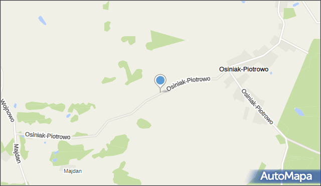 Osiniak-Piotrowo, Osiniak-Piotrowo, mapa Osiniak-Piotrowo