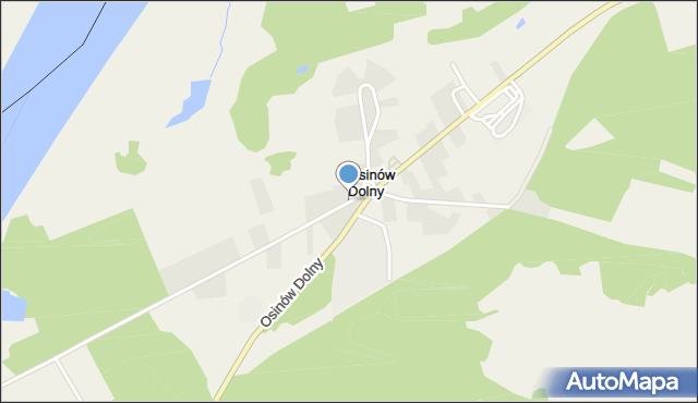 Osinów Dolny, Osinów Dolny, mapa Osinów Dolny