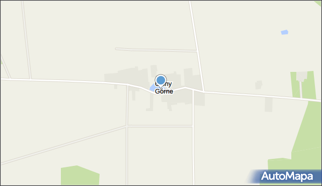 Osiny Górne, Osiny Górne, mapa Osiny Górne