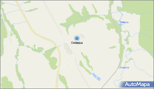 Osławica, Osławica, mapa Osławica