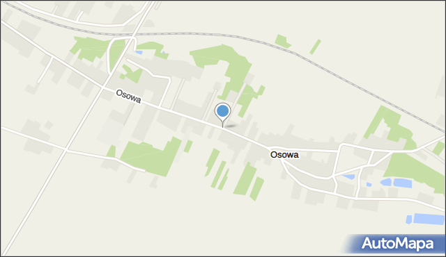 Osowa gmina Sobków, Osowa, mapa Osowa gmina Sobków