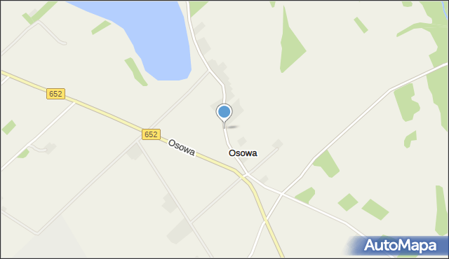 Osowa gmina Suwałki, Osowa, mapa Osowa gmina Suwałki