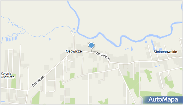 Osowicze, Osowicze, mapa Osowicze
