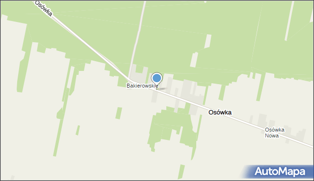 Osówka gmina Szydłów, Osówka, mapa Osówka gmina Szydłów