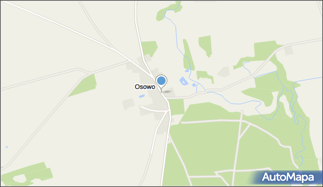 Osowo gmina Lipka, Osowo, mapa Osowo gmina Lipka