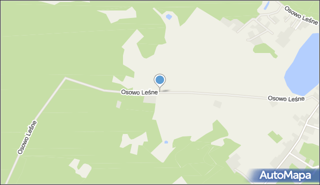 Osowo Leśne, Osowo Leśne, mapa Osowo Leśne