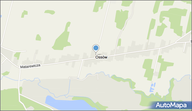 Ossów, Ossów, mapa Ossów
