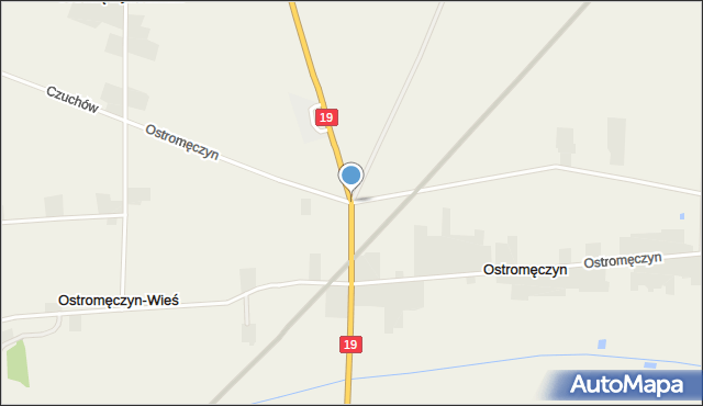 Ostromęczyn, Ostromęczyn, mapa Ostromęczyn