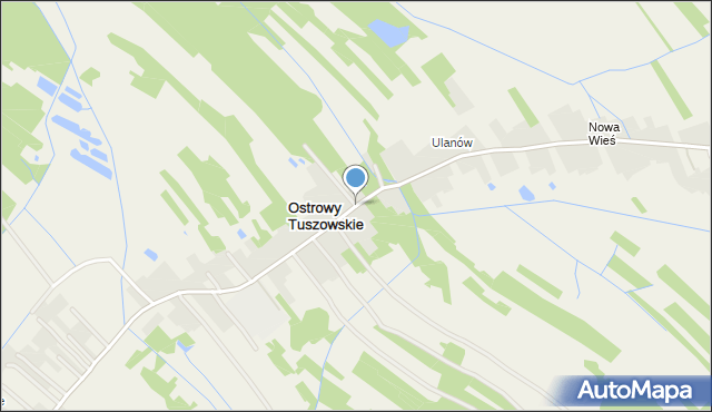 Ostrowy Tuszowskie, Ostrowy Tuszowskie, mapa Ostrowy Tuszowskie