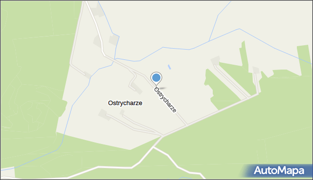 Ostrycharze, Ostrycharze, mapa Ostrycharze