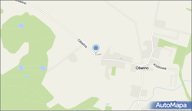 Oświno, Oświno, mapa Oświno