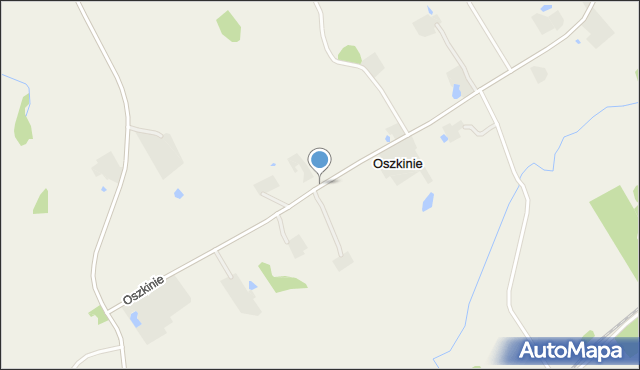 Oszkinie, Oszkinie, mapa Oszkinie